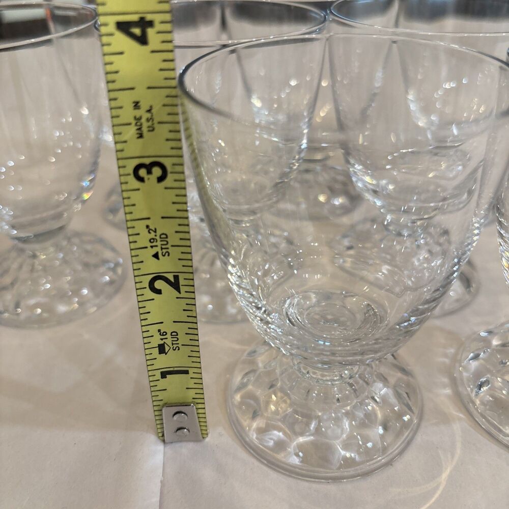 Fostoria American Lady Crystal Oyster Cocktail Glasses - (Set of 8) 4oz Footed - Picture 8 of 10